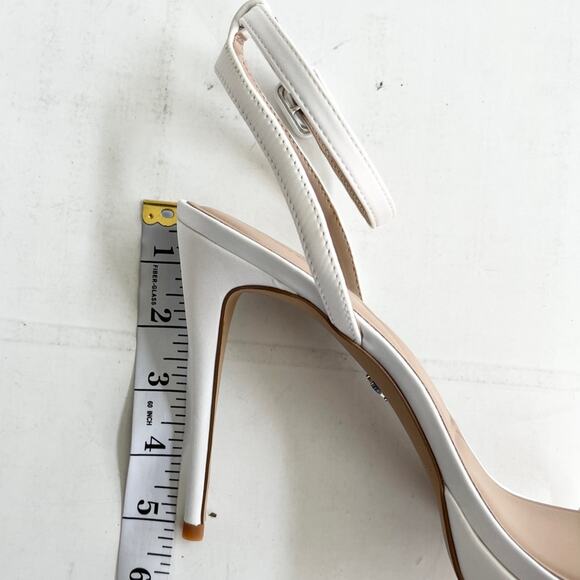 New ALDO Katelina Elegant Stiletto Strappy Heel Sandals Women’s SIZE 11 White - Picture 9 of 11